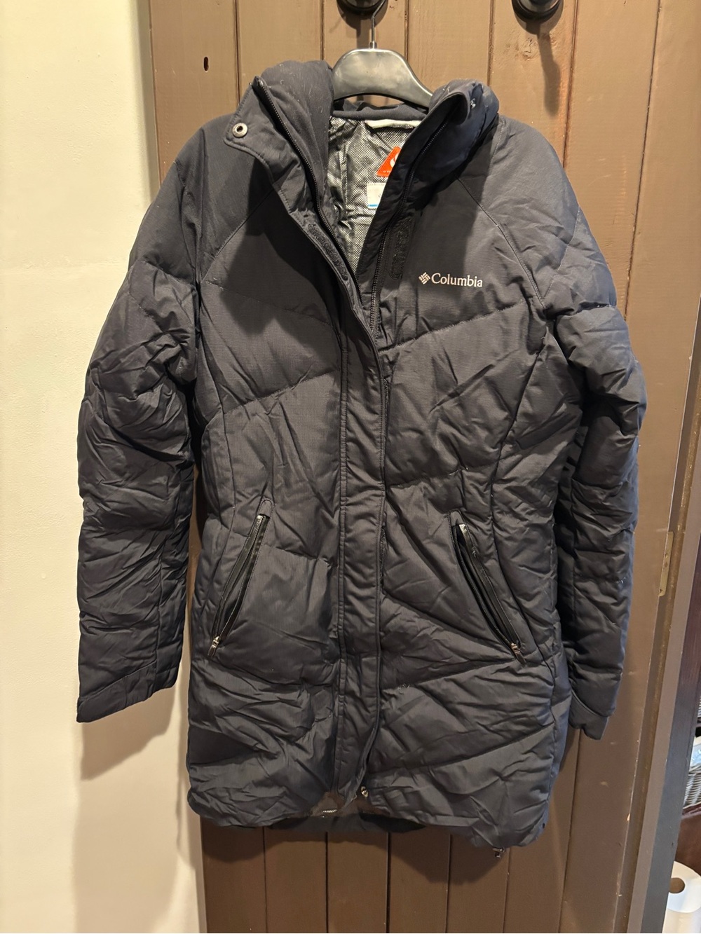 Columbia Women's Omni-heat tech down jacket. Size S